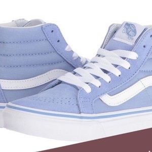 Old School High Top Light Blue Vans